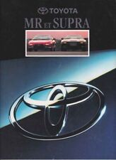 Catalogue Brochure Toyota MR / Supra 12/1991 Belgique en français