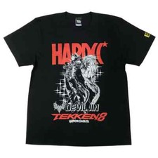 TEKKEN8 DEVIL JIN T-shirt Hardcore Chocolate Japan New Black