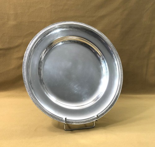 Plat service rond - rond, ercuis