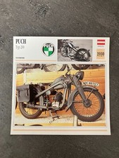 CARTE FICHE MOTO collection ATLAS PUCH TYP 200