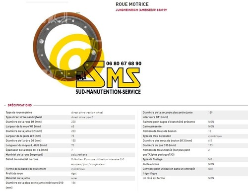 Jungheinrich ejc m10 - m10, roue