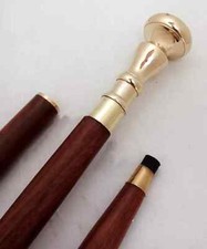 Canne bâton de marche en bois