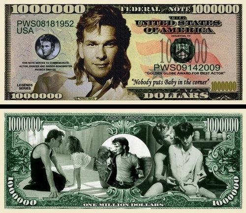 Patrick swayze billet de - swayze,