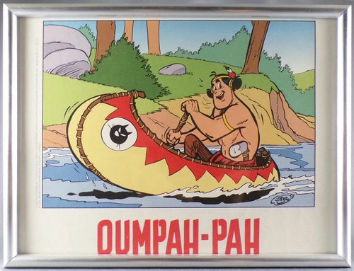Oumpah pah exlibris - oumpah-pah, tiré