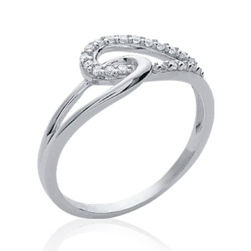 Alliance noeud femme - -, argent