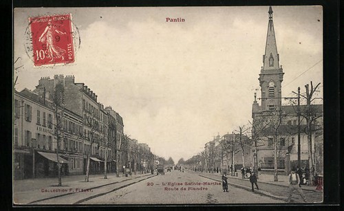 Cpa pantin eglise - cpa, l´eglise