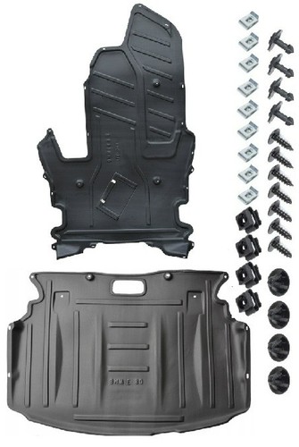 Clips plaque couvercle cache - +,
