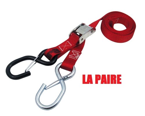 Paire sangles remorque moto - sangles,