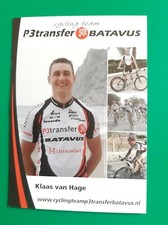 CYCLISME carte cycliste KLAAS