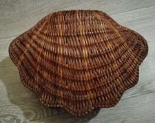 Boîte Coquille Vintage Osier