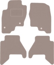 Tapis de sol en velours Beige