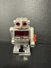Space Robot Vintage  wind-up space toy , No.3117 Made In Hong Kong, See Video