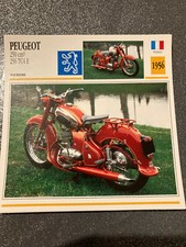 CARTE FICHE MOTO collection