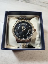 Montres Prestige x Invicta Men's MPW-0240 Black Dial Stainless Steel & Gold Band