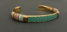 Gas Bijoux Gold Tone Wrapped Cuff Bracelet
