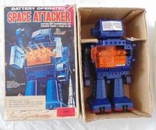 Space Attacker Horikawa robot japan fonctionne manque porte tout d'origine