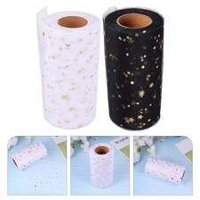  2pcs tulle rouleaux star