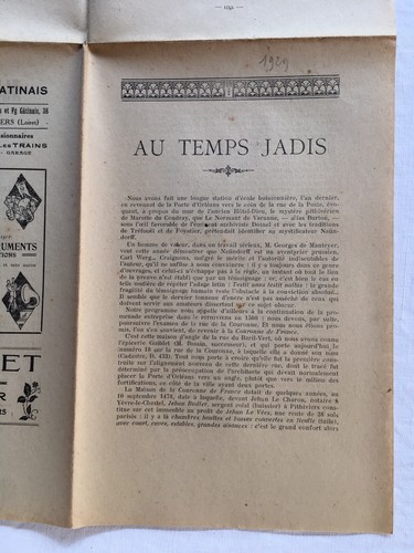 Perchellet temps jadis - temps,