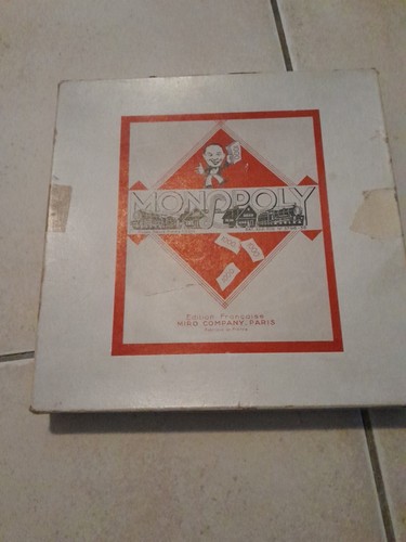 Ancien jeu monopoly - jeu, miro