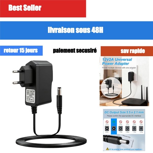 Adaptateur secteur 12v - adaptateur,