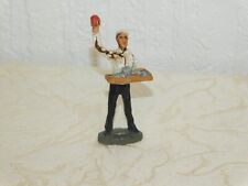 Figurine Elastolin Vendeur De Pâtisseries De Chemin De Fer !