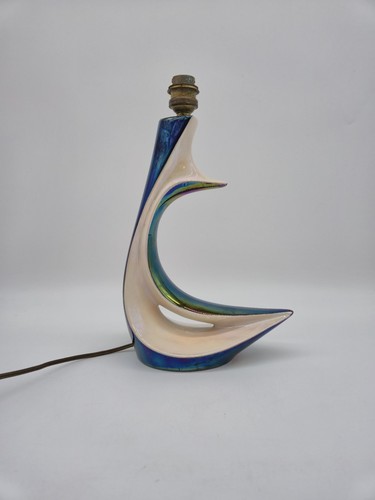 Pied lampe céramique irisée - céramique,