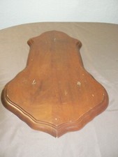 ANTIQUE VINTAGE MAHOGANY OR CHERRY WOOD DISPLAY FOUNTAIN WALL STAND DECO