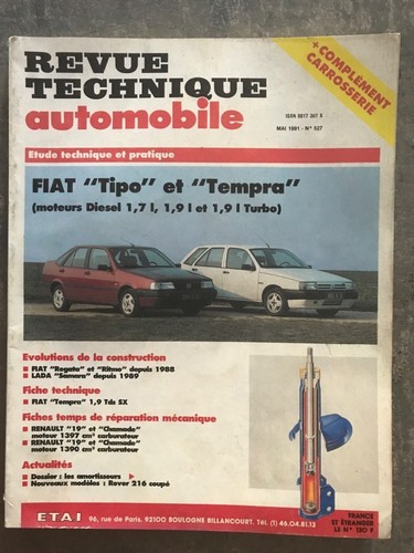 Revue technique rta - technique, fiat