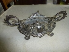 ANCIENNE JARDINIERE EN METAL ARGENTE