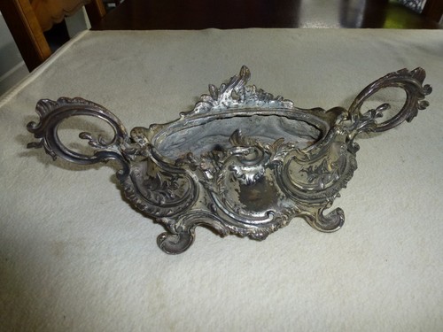 Ancienne jardiniere metal - ancienne,