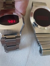 Lot 2 Montres Led Rouge Gala