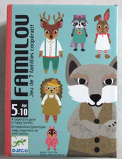 Jeu de société de voyage Familou Djeco Jeu de 7 familles coopératif Âge 5-10 ans