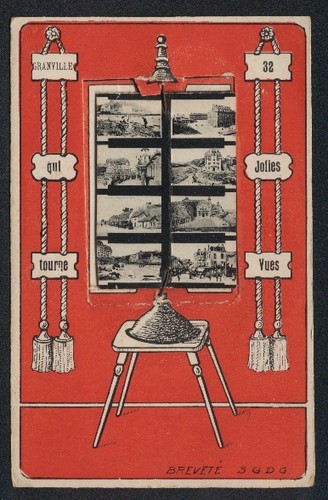Carte postale mécanique