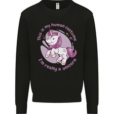 Ceci Est Mon Costume De Licorne Élégant Sweatshirt Pour Hommes