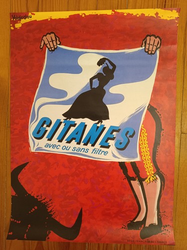 Affiche gitanes cigarettes - affiche,