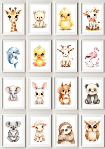 Poster animaux bébé - poster,