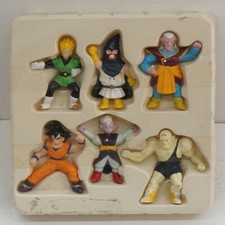 Dragon Ball Z Super Warrior. Box No. 7 with 6 Mini Figure cm 5. FROM 1998