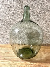 Dame Jeanne vintage verre vert