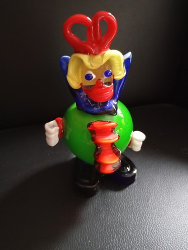 Figurine clown verre - figurine,