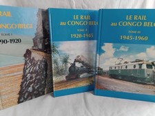 LE RAIL AU CONGO BELGE 1890-1960 3/3 TRAIN CHEMIN DE FER BELGIQUE AFRIQUE