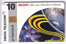 TEST CARTE CARD .. SUISSE 10FCH ASCOM PROXIM MONDE 08/99 CHIP/PUCE MINT/NEUVE