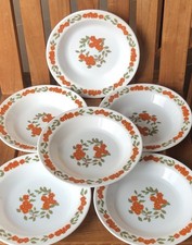 6 assiettes creuses ARCOPAL