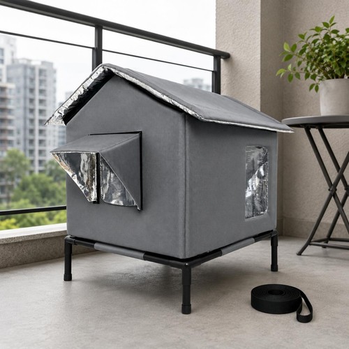 Maison chat extérieur - chat,