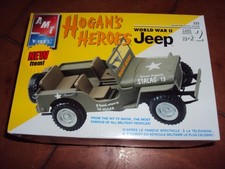 Maquette neuve Jeep Willys US Army (Papa Schultz) ou civile Surrey Amt 1/25