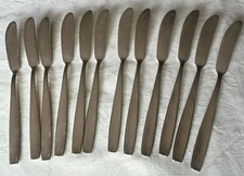12 Couteaux a poisson métal argenté Wiskemann