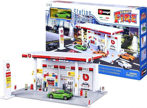 Bburago station service kit - en,