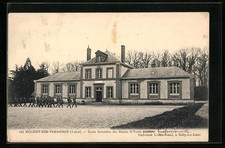 Old postcard Nogent-sur-Vernisson, Ecole forestiere des Barres 1904 