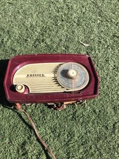 ANCIEN POSTE A LAMPE RADIO DE MARQUE PHILIPS EN BAKELITE (vendu Pour Pièces )