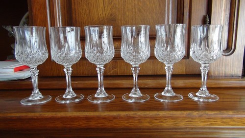 Verres pied cristal - verres,