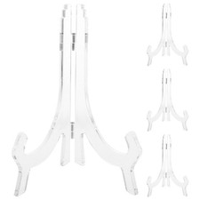  4 Pcs Chevalets Pour La Décoration Support D'assiette L'affichage